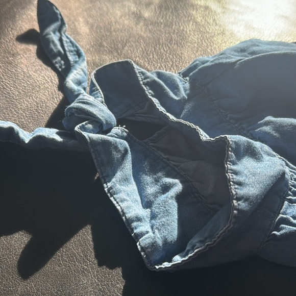 NWT Michael Michael Kors Size 2X Blue Jean Dress - Picture 5 of 8